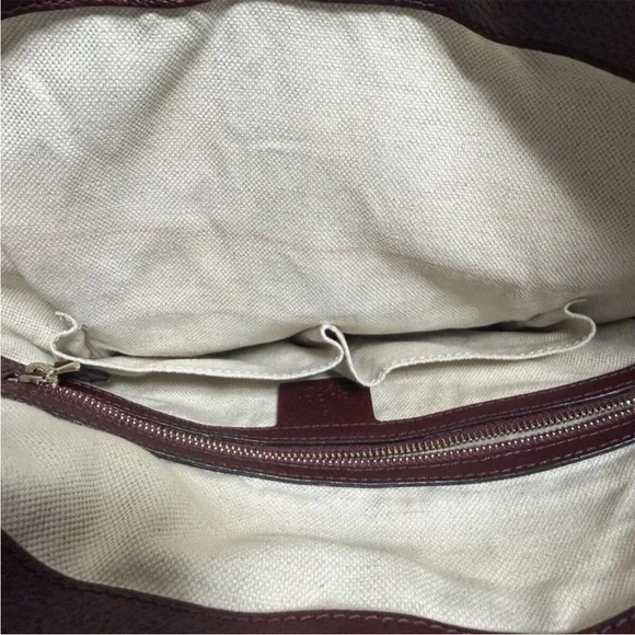 Gucci Beige and Burgundy Women's Bag - Picture 6 of 11